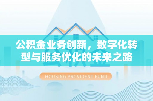 曲麻莱公积金业务创新，数字化转型与服务优化的未来之路