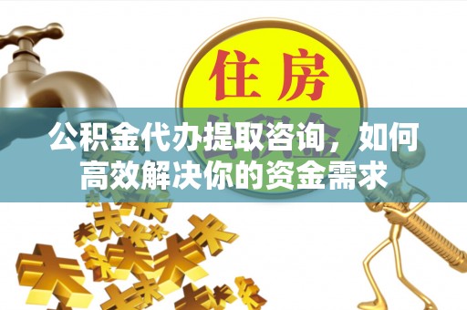 曲麻莱公积金代办提取咨询，如何高效解决你的资金需求